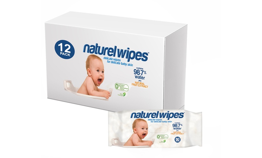 Image 2: Naturel Water Wipes