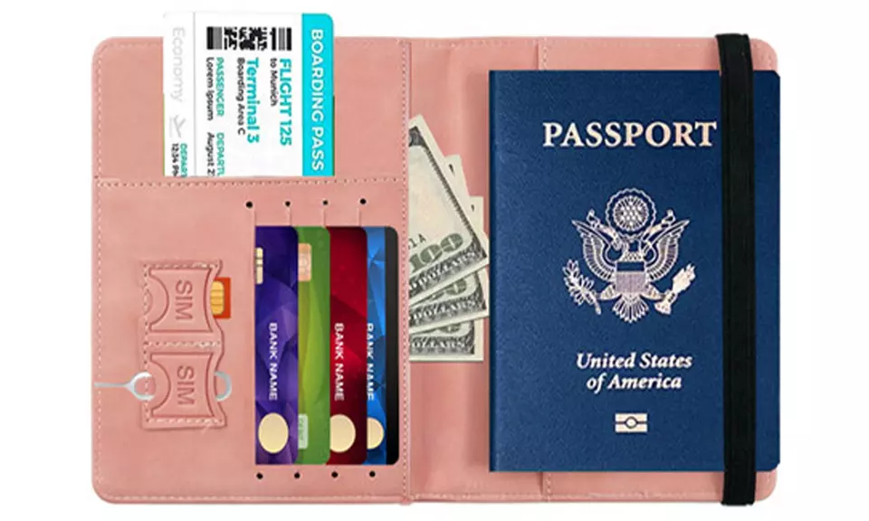 Reisepasshülle mit RFID-Schutz