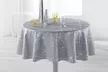 Nappes rondes imprimées métallisées - Second Medium