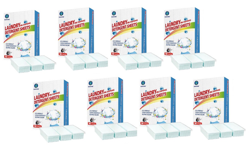 Image 8: Up to Eight Packs of 90 Detergent Sheets