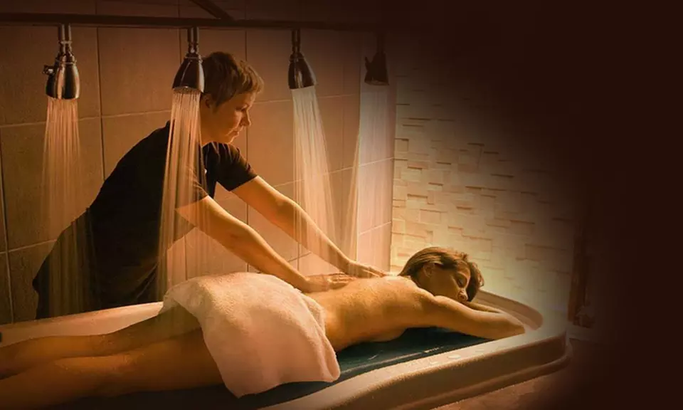 Body Scrub with Vichy Shower Experience at Harmony Massage & Spa (Up to 67% Off). Two Options Available.   - Primary Image