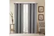 Houston Triple-Weave 152" x 84" Blackout Window Curtain Panel (4-Pack) - Second Medium