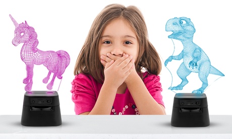 1 o 2 lampade-speaker Aquarius con LED 3D e Bluetooth, disponibili in 2 modelli