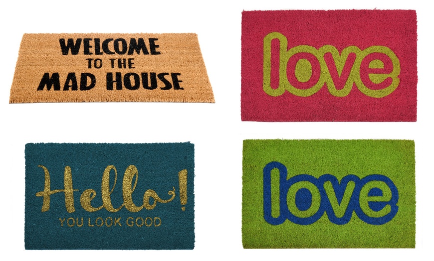 Image 1: Novelty Door Mat