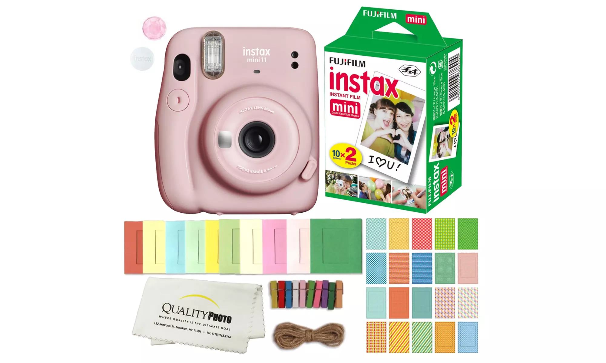 Fujifilm Instax Mini 11 Instant Camera with Film and Accessories - Primary Image