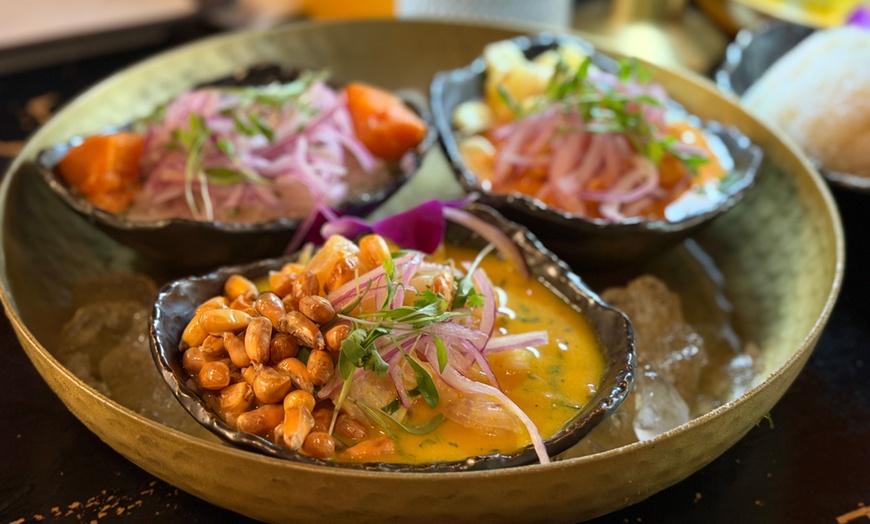 Image 19: $25, $35, $60, $75, $100 or $125 Food & Drinks with Peruvian Flavors