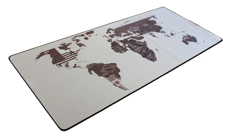 Image 19: World Map Mouse Mat Pad