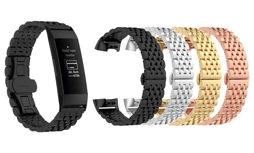 Image 10: Watch Band for Fitbit Charge 3