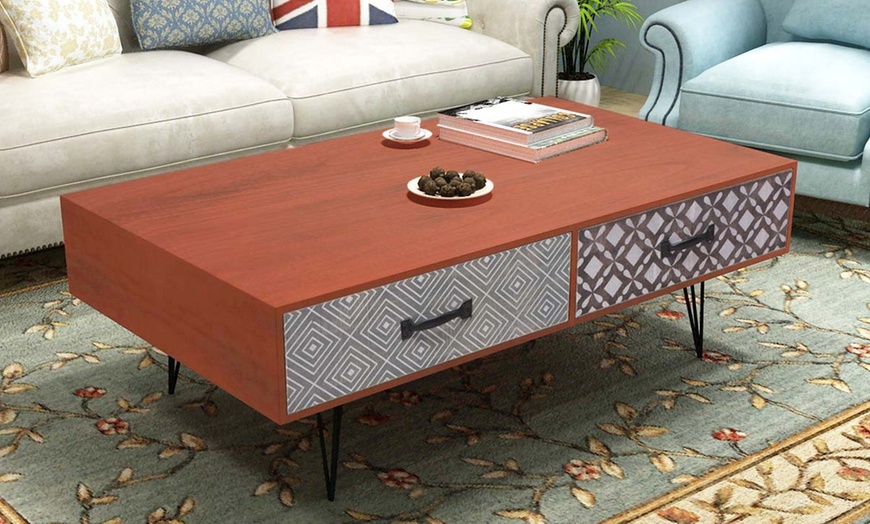 Image 11: Retro-Style Console Table