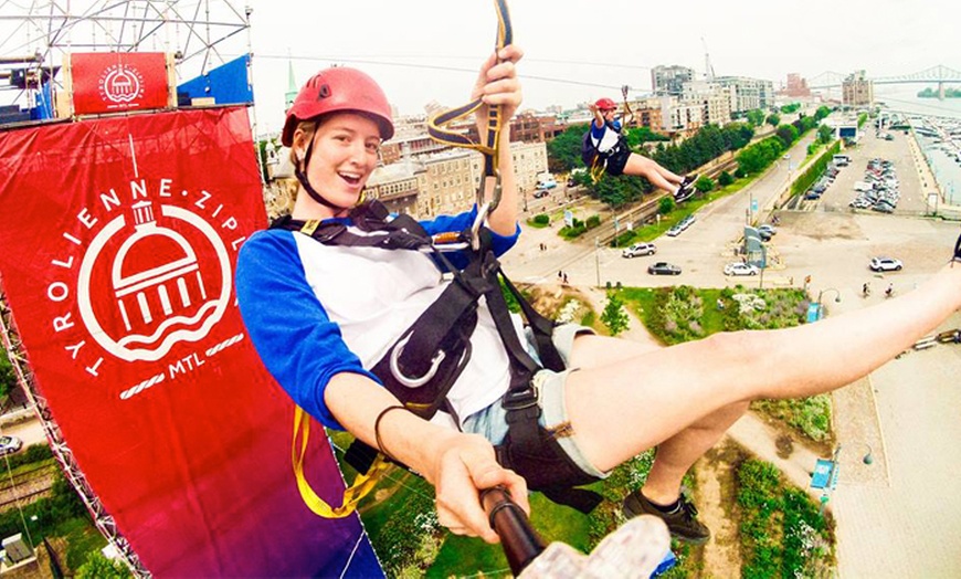 Image 1: Ziplining in the Old Port