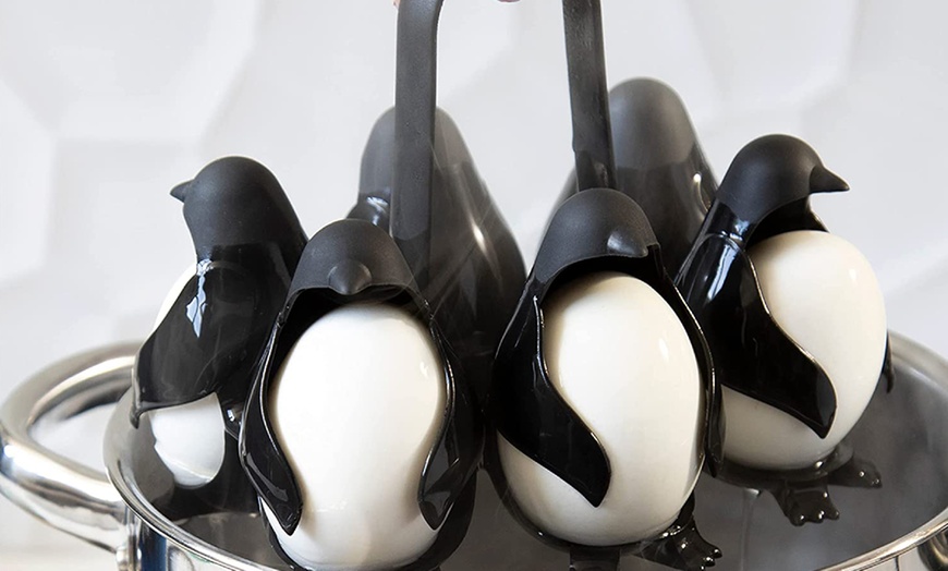 Image 1: Penguin-Shaped Boiled Egg Cooker