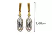 Boucles d'oreilles en argent sertis de cristaux autrichiens - Image 2