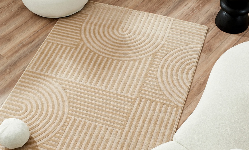 Image 20: Tapis de salon beige moderne 