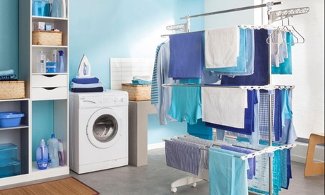 Stendibiancheria in acciaio inossidabile disponibile in 2 colori