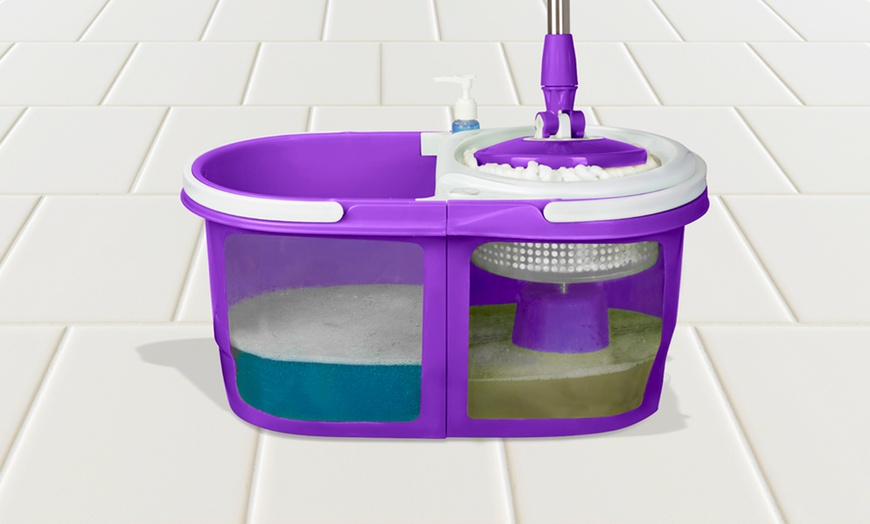 Image 3: Dual Spin Mop with Accessories