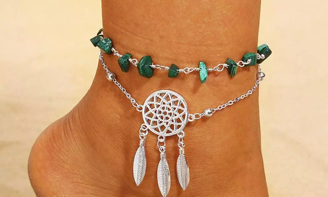 1 ou 2 bracelets de cheville bohèmes, modèle au choix - Primary Image