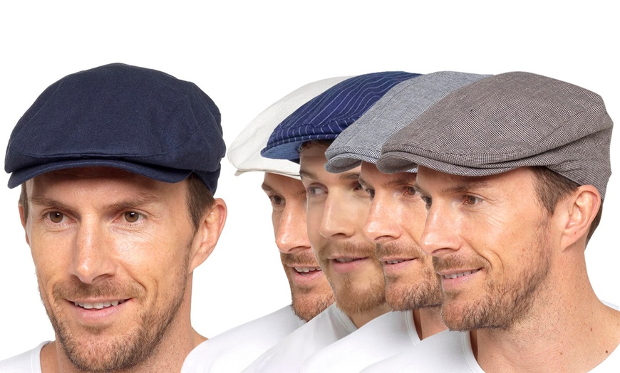 Image 1: Men's Flat Cap