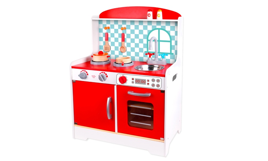 Image 1: Tooky Toys Red Kitchen