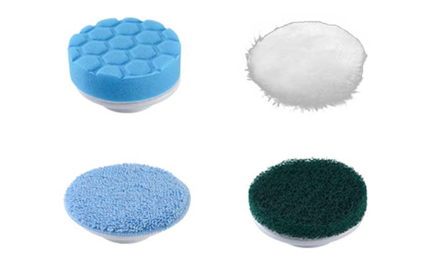 Image 4: Alivio Cordless Electric Spin Scrubber with 7 Replaceable Brush Heads