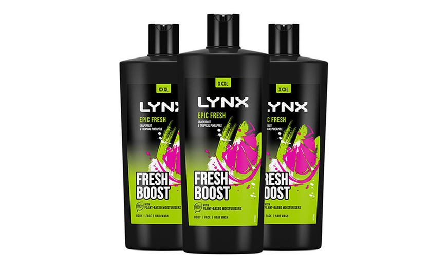 Image 6: Three- or Six-Pack of Lynx XXXL Shower Gel 700ml