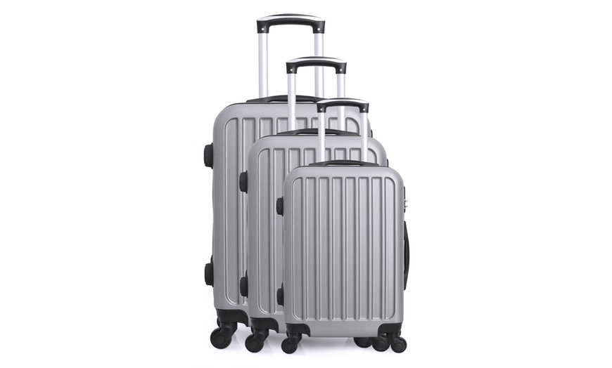 Image 2: Hero Three-Piece Luggage Set