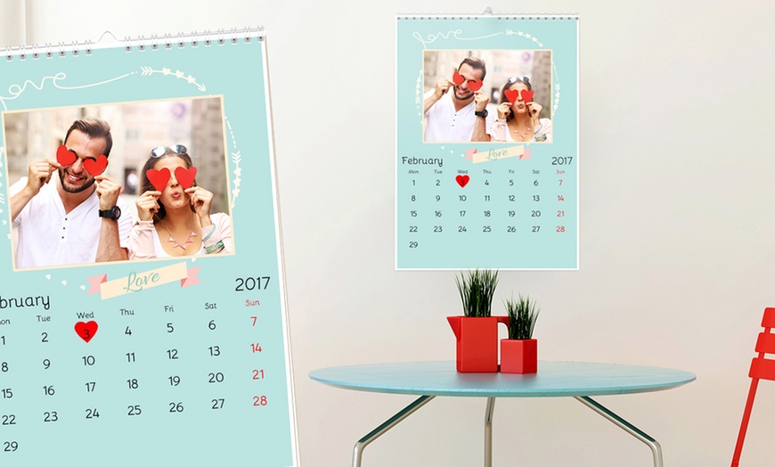 Image 2: Personalized A3 Photo Calendar