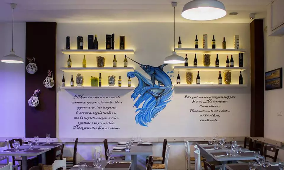 Menu di mare con bis di primi, crudi e vino da Crudo, Cotto e Mangiato, zona Tuscolana (sconto fino a 47%) - Primary Image