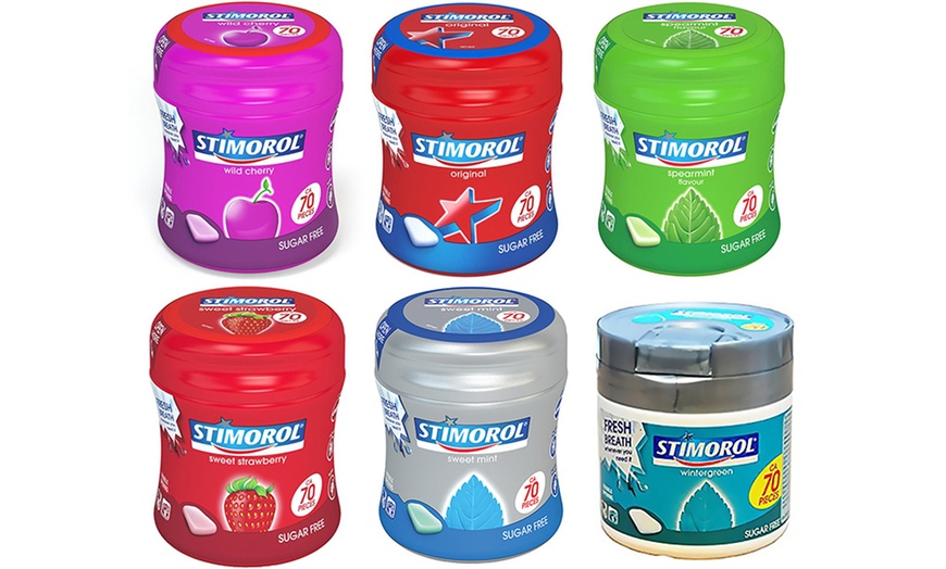 Image 1: Six-Pack Stimorol Chewing Gums