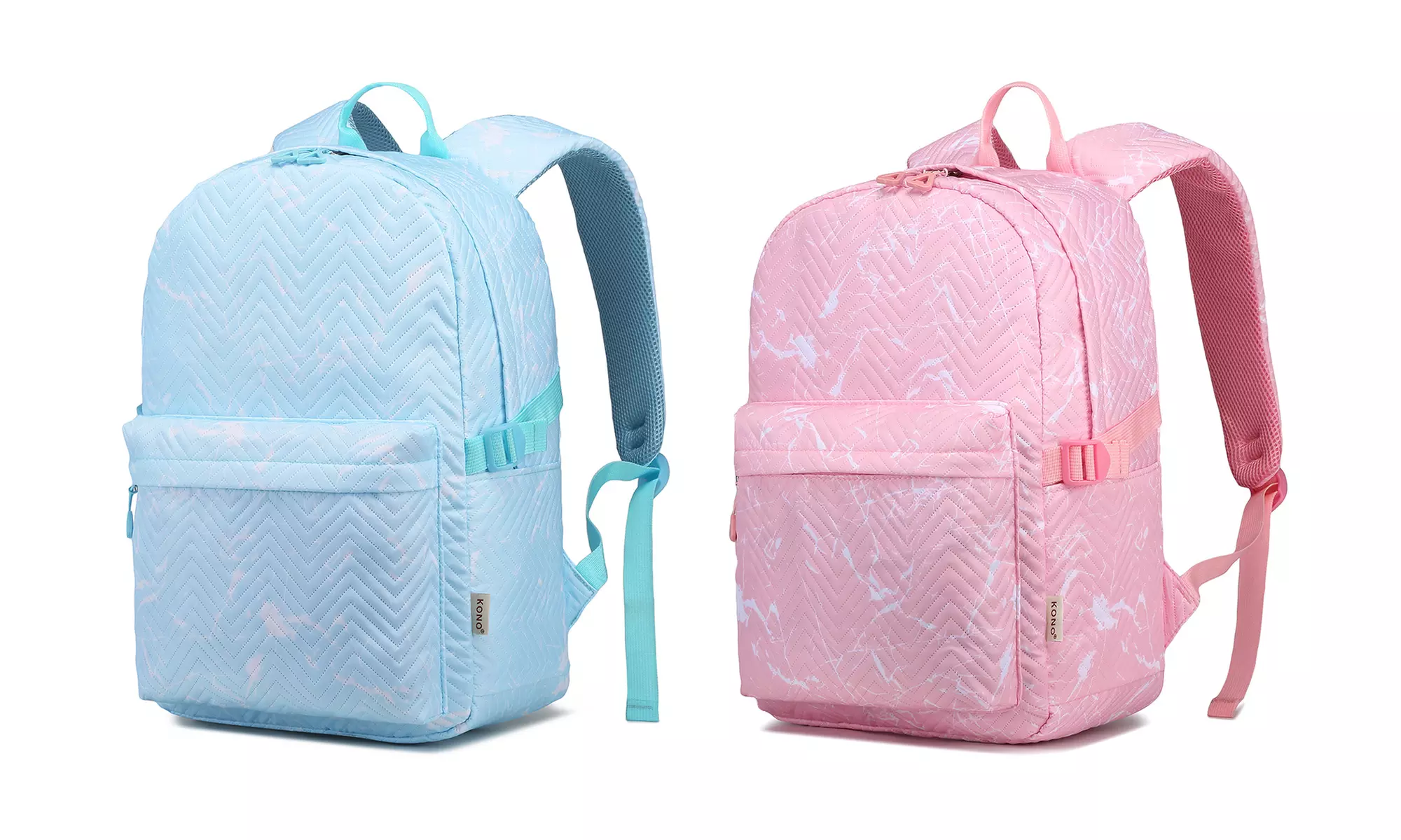 Clearance-KONO 22L Casual School Backpack with a Laptop Compartment