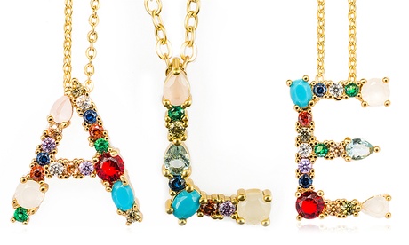 Collana placcata in oro 18 ct disponibile con diversi ciondoli con confezione regalo