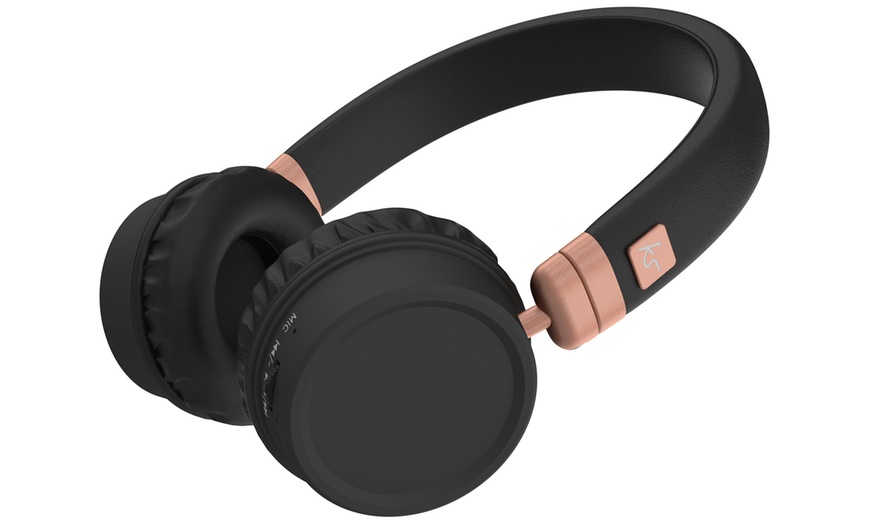 Image 15: Kitsound Harlem Bluetooth Headphones