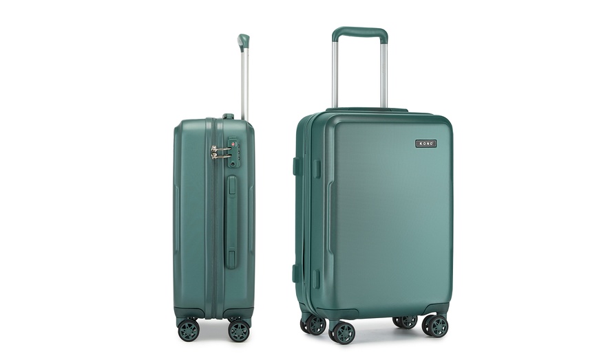 Image 6: One or Three Minimalist Design Hard Shell Luggage Set with TSA Lock 