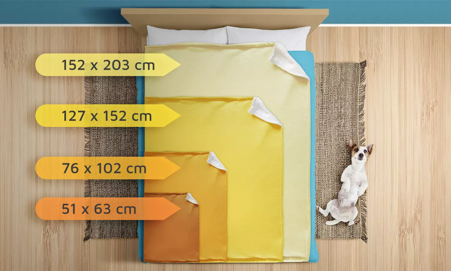 Couverture polaire à personnaliser, dimension au choix, sur Printerpix