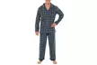 Alexander Del Rossa Men's Fleece Long-Sleeve Pajama Set (2-Piece) - Second Medium