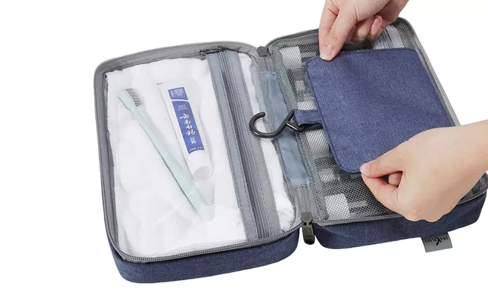 1x oder 2x Reise-Kulturbeutel zum Aufhängen