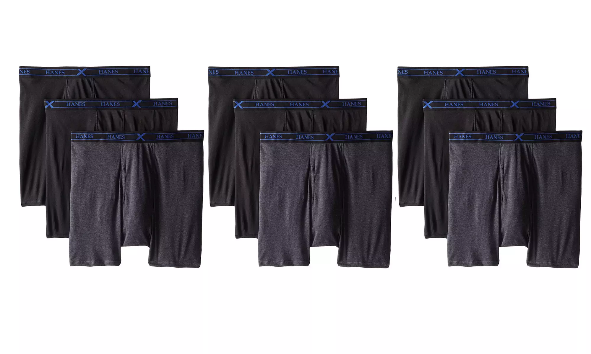 Hanes Men's X-Temp Boxer Briefs (9-Pack) - Primary Image