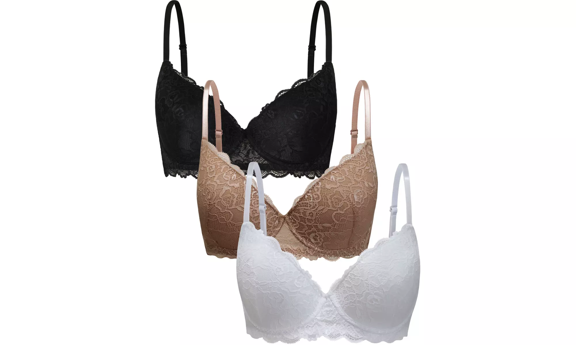 Set da 3 reggiseni Coconuda