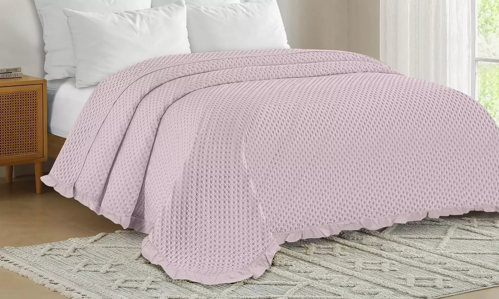 Gesteppte Tagesdecke in der Farbe nach Wahl - Second Medium