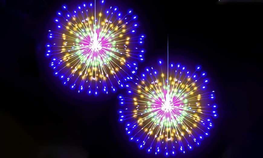 Image 11: One, Two or Four 150-LED Starburst-Design Lights