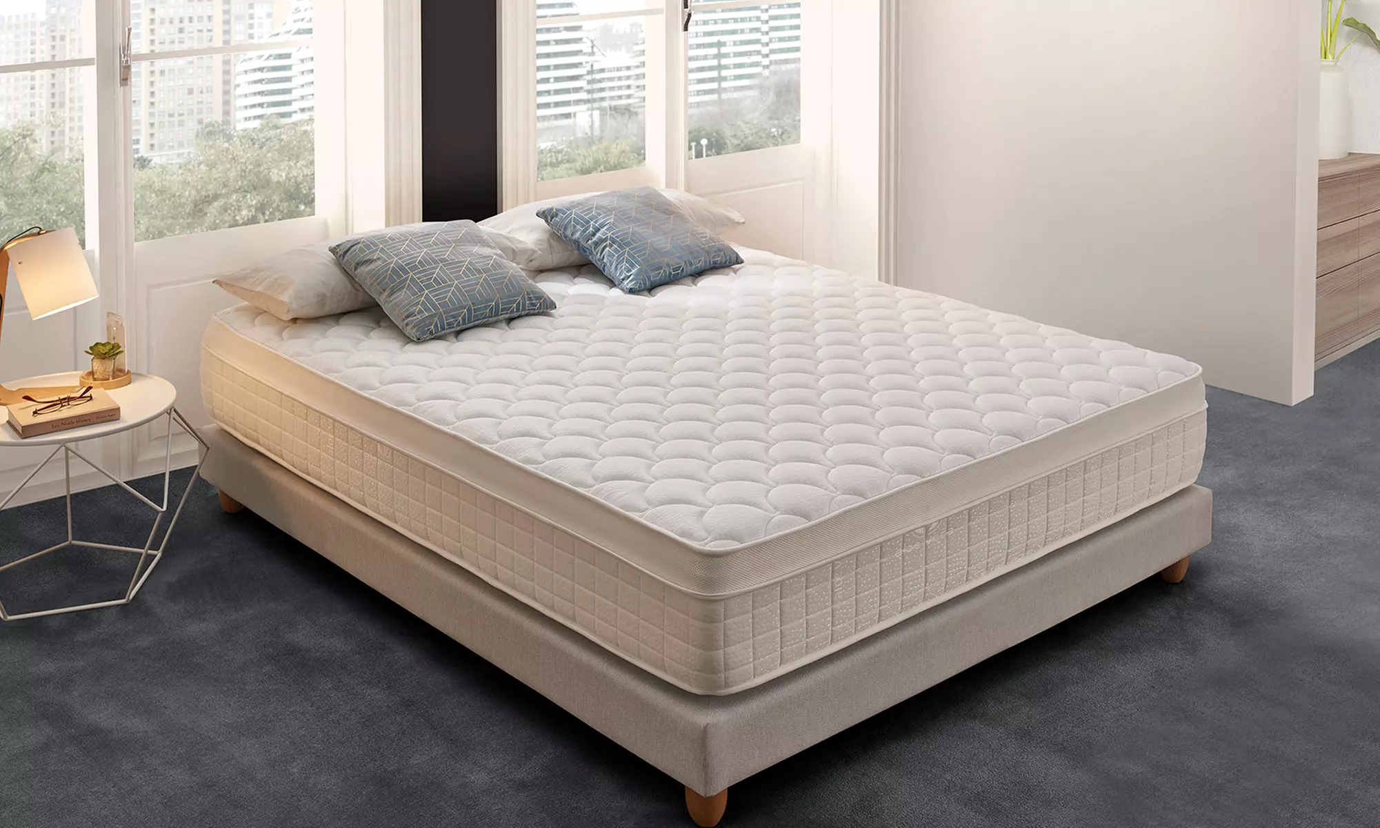 Colchón viscoelástico sin puntos de presión con envío gratuito - Primary Image