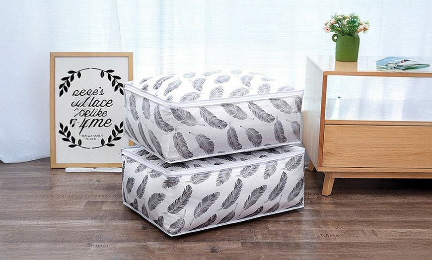 Image 42: Anti Dust Large Storage Bag Clothes Quilt Blanket Storage Sort Home Organizer