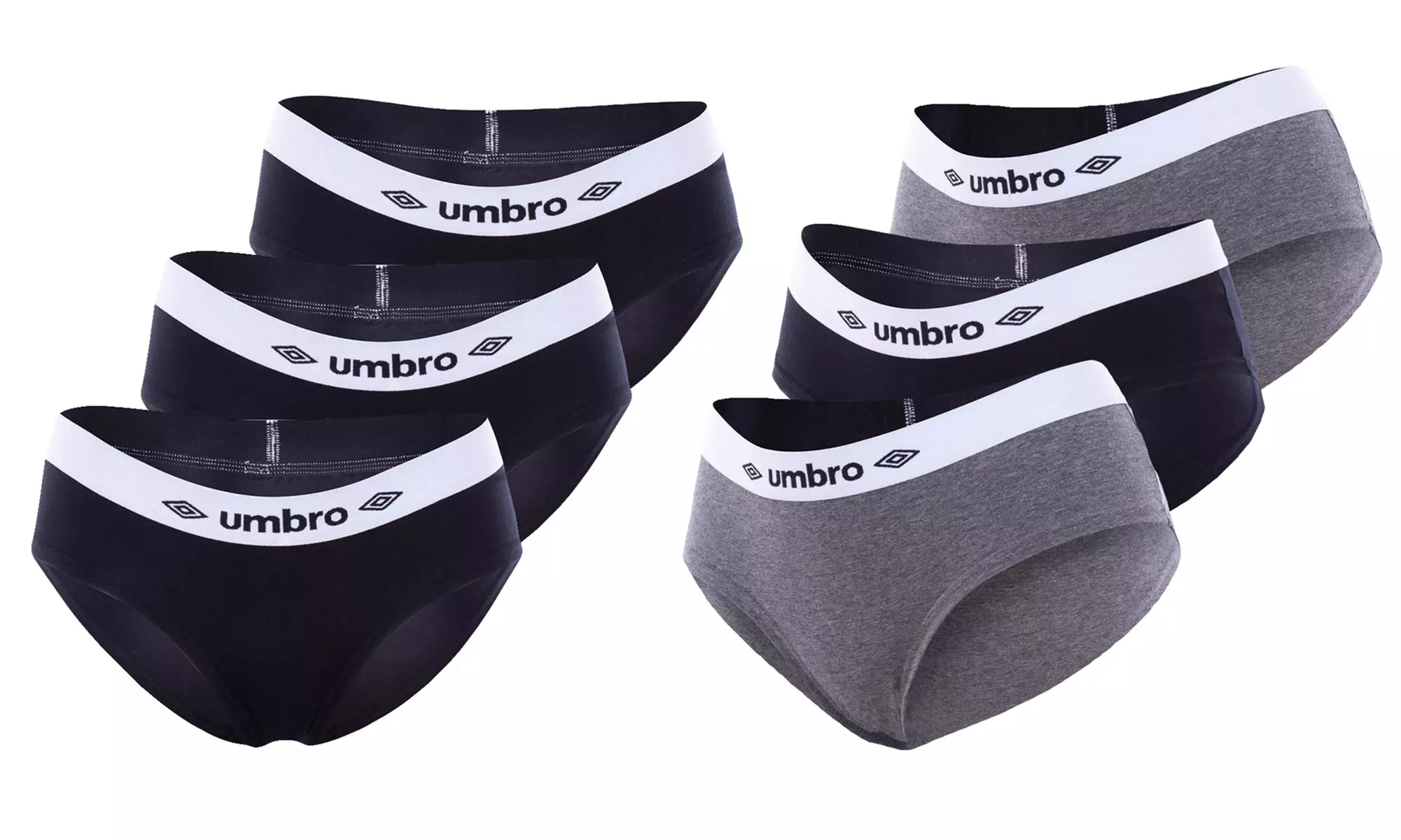 Set di 3 slip da donna in cotone UMBRO