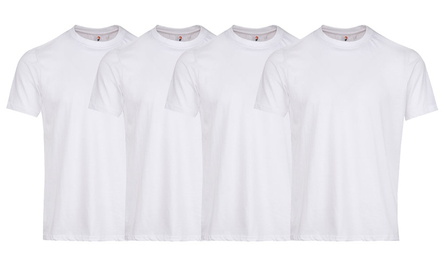 Image 5: Ten-Pack of Men's Plain T-shirts