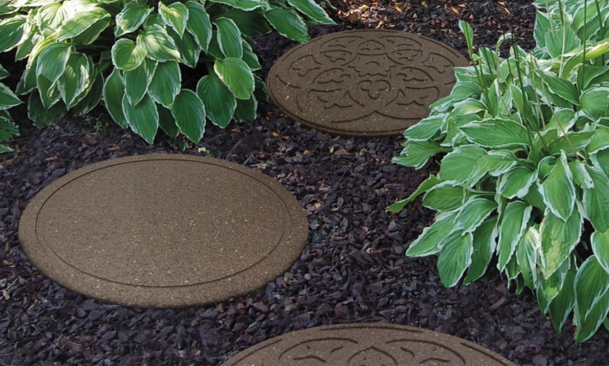 Image 13: One, Two or Four Reversible Eco-Friendly Garden Stepping Stones