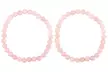 1, 2 o 3 bracciali calma, pace e tenerezza con pietre naturali di quarzo rosa - Image 4