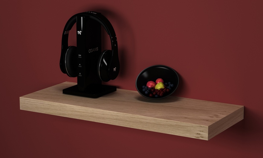 Image 16: Wooden Floating Wall Shelf