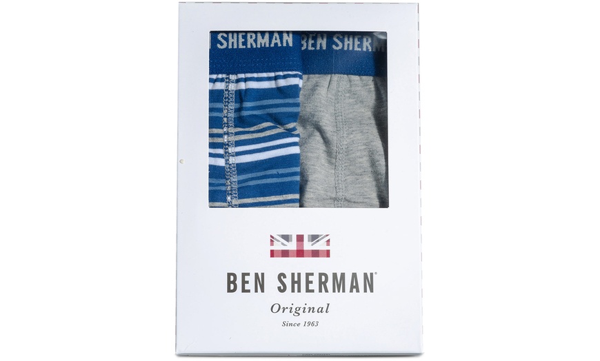 Image 10: Two-Pack Ben Sherman Boxer Shorts