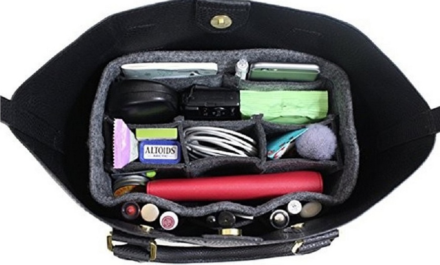 Image 5: Multi-Pocket Bag Organizer 