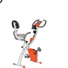 Image 19: HomCom Fold-Away Exercise Bike with 8-Level Resistance and LCD Display