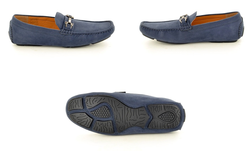 Image 6: Men's Casual Loafers with Buckle